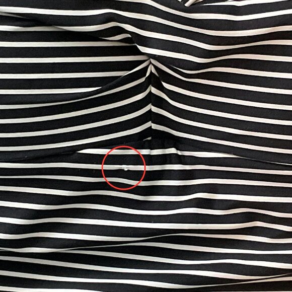 NipTuck Swim Swimsuit Bathing Suit‎ One piece Black White Strip Size 6 - Picture 5 of 6